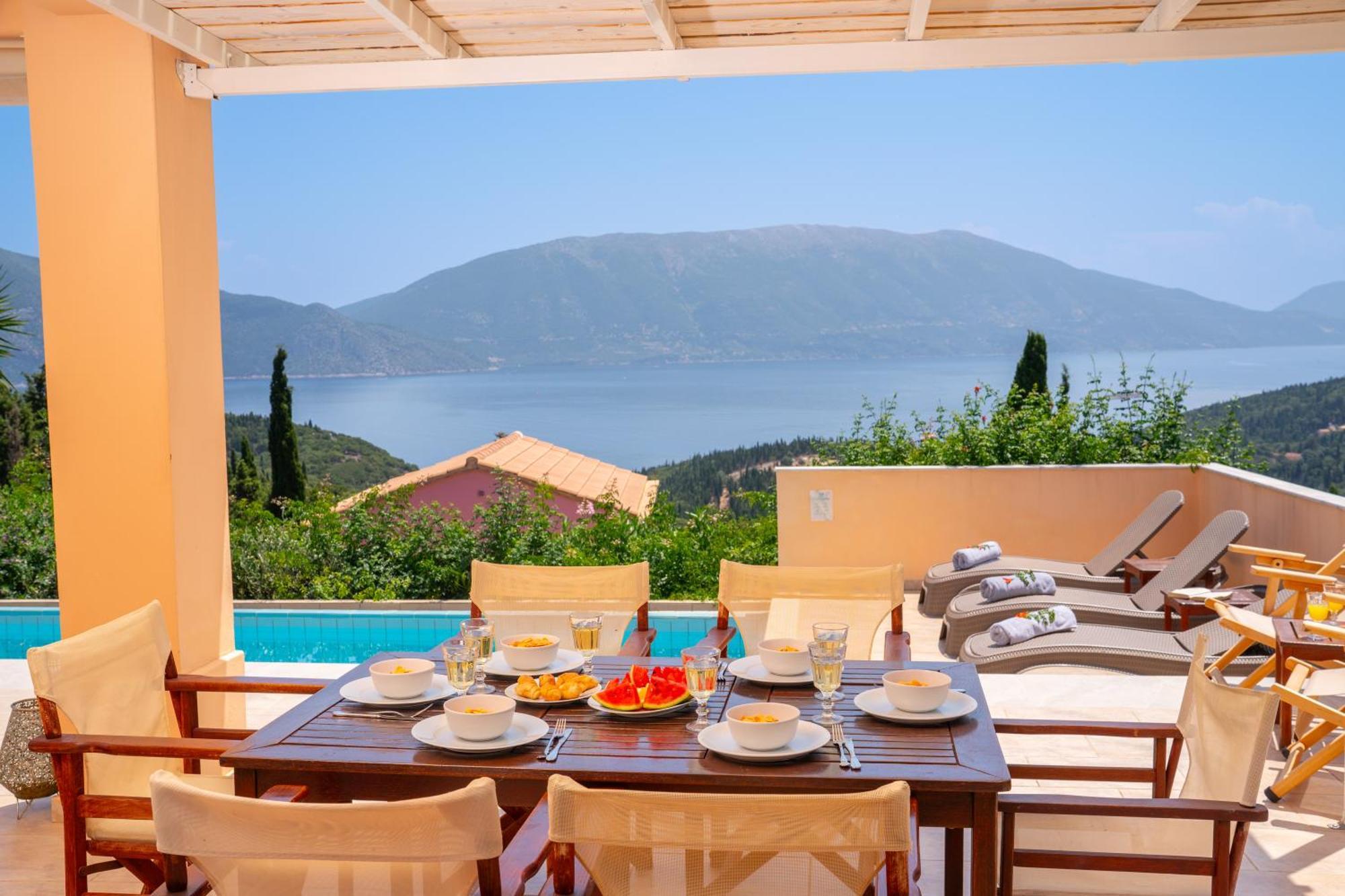 Villa Apollo Up To 8Px, Private Pool Fiskardo Exterior photo
